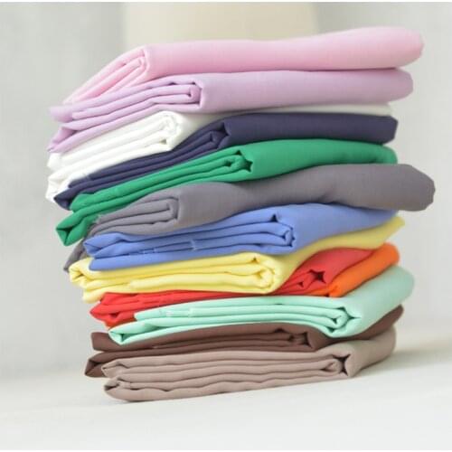 100cm*140cm Solid color Dress Cotton Material Bohemian Floral Pattern Poplin Rayon Fabric