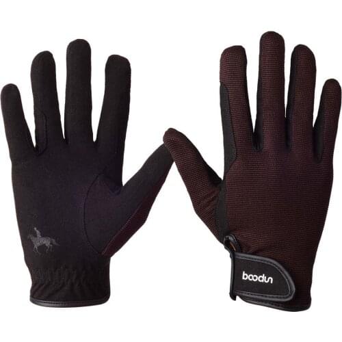 Professional Horse Riding Gloves for Men Women Wear-Resistant Antiskid Equestrian Gloves Horse Racing Gloves