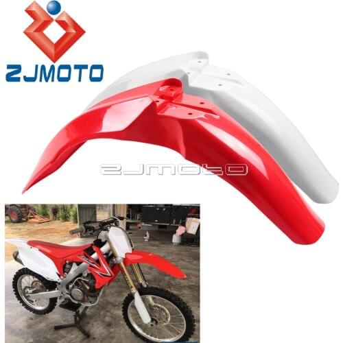 Dirt Bike Front Mudguard Motocross Enduro Red Fender For Honda CRF450R 2009-2012 CRF250R 2010-2013