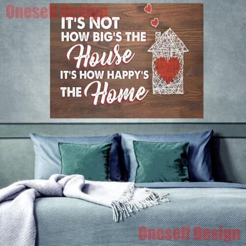 Popular 5d diamond painting full square home diamond embroidery full set house love rhinestone pictures decor home wall sticker