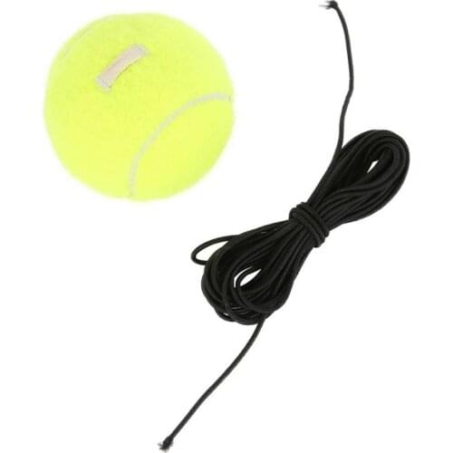 Durable Tennis Balls Tennis Trainer with String Sparring Device Trainers Tennis Ball Sports Tournament Outdoor Line Cord Tool