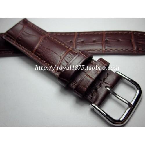 Black Brown Calf Leather Watch Band Watch Strap 12 14 16 18 19 20 21 22mm For Omega Victorinox Certina Blancpain Iwc Seiko