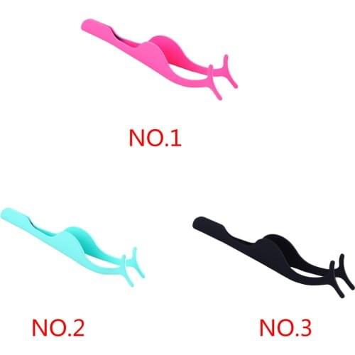 Multi-function False Fake Eyelash Curler Clipper Tweezers Artificial Eyelashes Extension Applicator Tool J0003