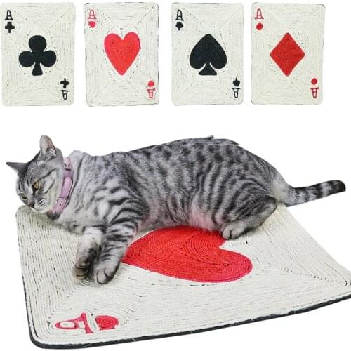 Sisal Rope Cat Scratch Pad 2021 Unique New Design Kitten Sleeping Mat Pet Scratching Posts Cats Grinding Nail Scraper Pet Toy