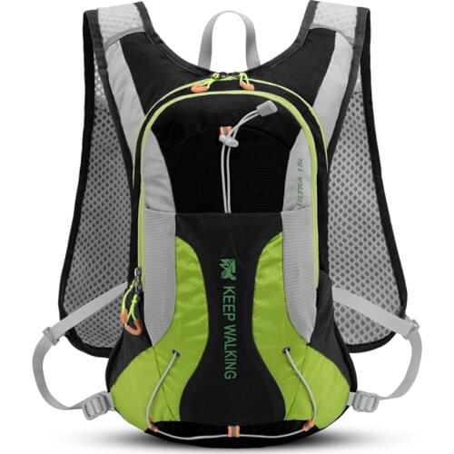15L Outdoor Sport Cycling Run Water Bag Storage Hydration Pocket Backpack UltraLight Hiking Bike Riding Pack Bladder Knapsack