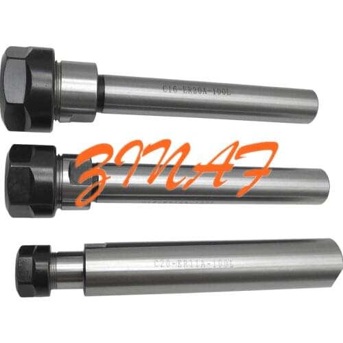 High Precision C12ER08M C12ER08M C16ER16M C20ER20M C25ER20M-100L/150L Extension Straight Shank Extension rod ER Collet Holer