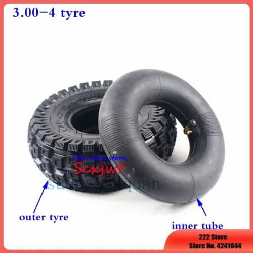 High-quality new 300-4 tires 3.00-4 Scooter tyres inner tube kit fits electric kid gas scooter wheelChair 10''x3'' tyre tube