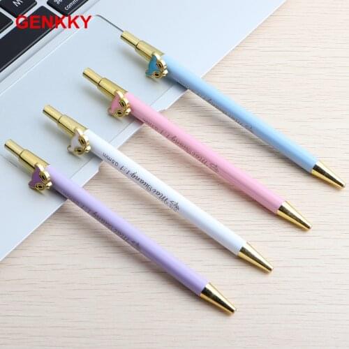 High Quality cute automatic pencil 0.5mm 0.7mm HB Prevent Slippery Grind Penholder Metal Stationery Pencil