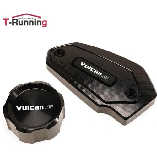 For Kawasaki Vulcan S 650 VN650 EN650 2015-2020 Rear & Front Brake Reservoir Cover Motorcycle Oil Tank Cap Accessories