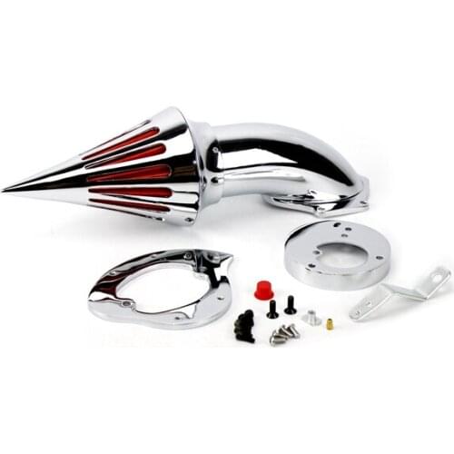 Motorcycle Part Chrome Spike Air Cleaner Filter Kit Motorcycle Air Cleaner For Honda VTX 1300 All Years Motorcycle Air Cleaner