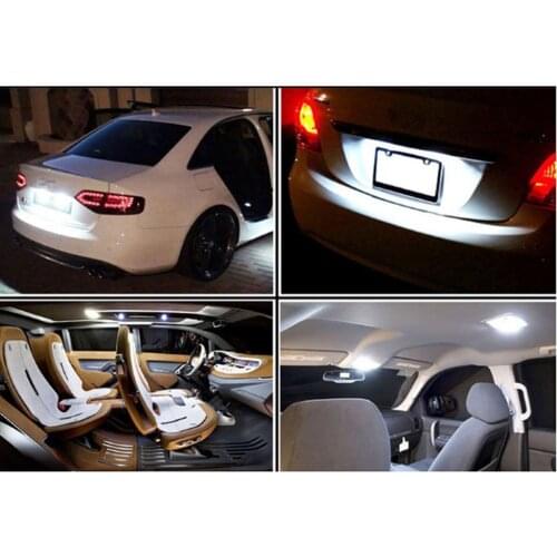 10pcs White T10 5630 8SMD LED Car Interior Width Lamp Reading Map Light