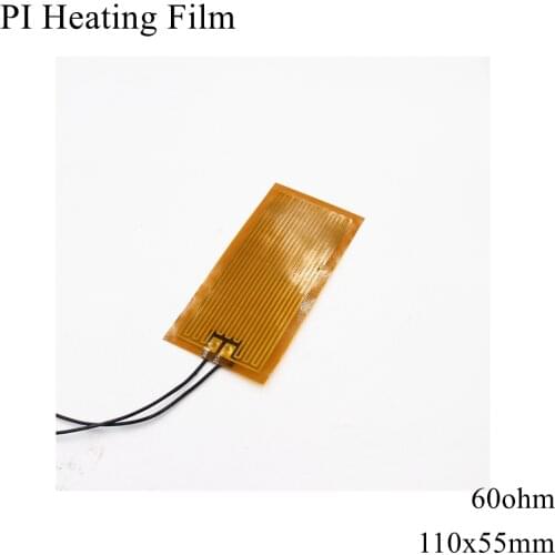 200mmx200mm 24V 100W Polyimide Heater PI Heating Film Plate Electric Heated Panel Pad Mat Electrotherma Flexible Adhesive Foil