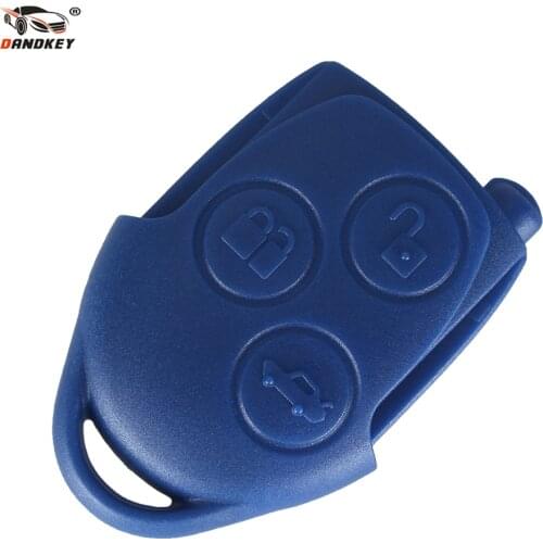 DANDKEY Blue Replacement 3 Buttons Remote Key For Ford Transit Europe Model