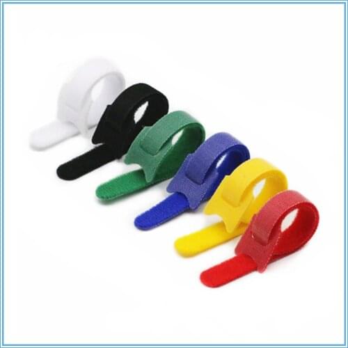 5PCS 6 Colors Cable Tie Wide 12mm Length 150 mm Hookloop Nylon Fastening Tape Magic Tape Strap