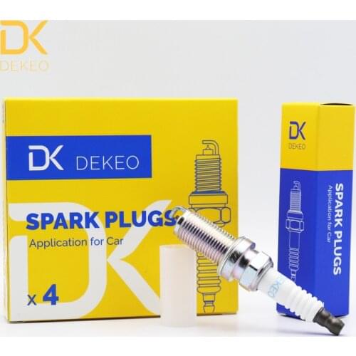 DEKEO For Nissan Frontier Maxima Murano Pathfinder Quest Sentra Titan Toyota Camry Highlander RAV4 Sienna LFR5A11 Spark Plug