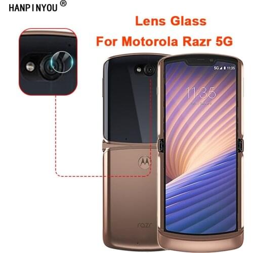 For Motorola Razr 5G 6.2" Clear Ultra Slim Back Camera Lens Protector Rear Camera Lens Cover Tempered Glass Protection Film