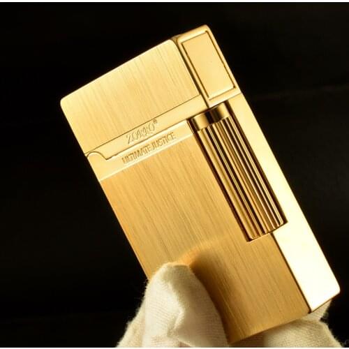 Bussiness Kerosene Lighter Flint Lighter Metal PING Bright Sound Cigarette Cigar Lighter Gadgets For Men