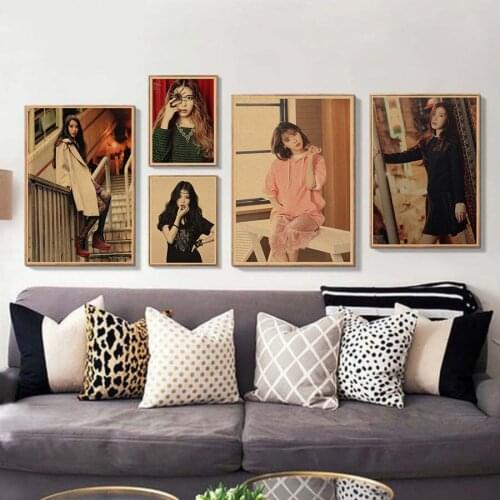 Korea Music Girl Star IU Full Square Diamond Painting DIY 5D Diamond Mosaic Embroidery Cross Stitch For Home decor