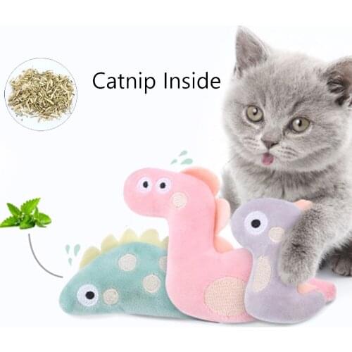 Cat Grinding Catnip Toy Cute Plush Cat Chewing Toy Interactive Claw Thumb Bite Cat Mint Teeth Cleaning Toy For Cat Pet Supplies