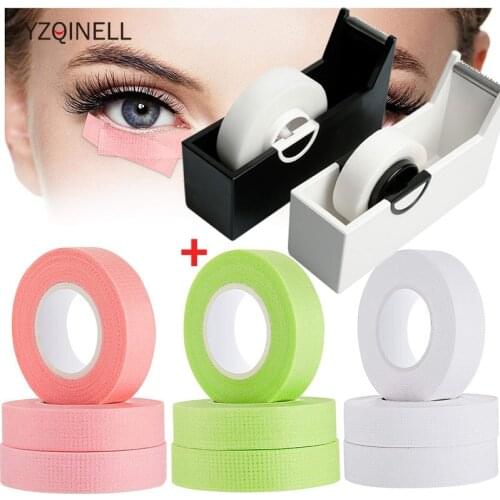 Anti-Allergy Eyelash Extension Tape Breathable Adhesive Microporous Fabric Tape Holder Eyelash Grafting Kit Eyelid Sticker