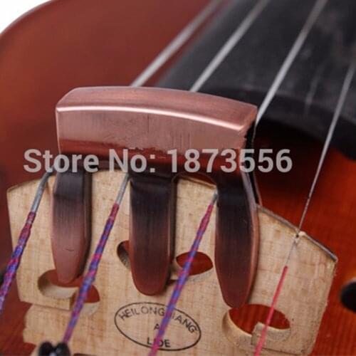 Metal Violin Mute Sordine 3 Prong for Practice Violin At Bedroom With Reducing Volume