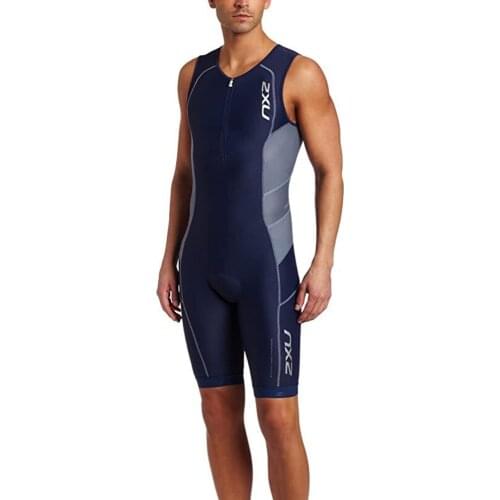 2021 Men Triathlon Trisuit Cycling Sleevesless Sets Skinsuit Maillot Ropa Ciclismo Bicycle Bike Clothes Cycling Areo Road Suit