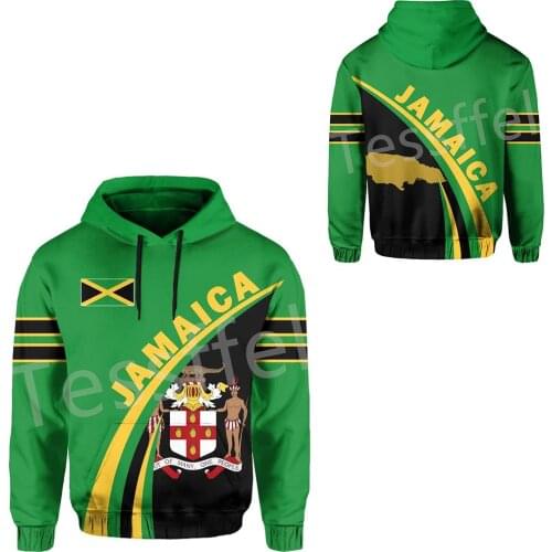 Tessffel County Flag Africa Jamaica King Emblem Lion NewFashion Tracksuit 3DPrint Men/Women Streetwear Harajuku Funny Hoodies B1