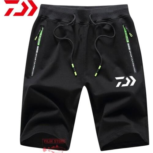 Daiwa Fishing Clothes Summer Shorts Men Casual Outdoor Mountaineering Breathable Fishing Clothing Quick Drying Fishing Pants