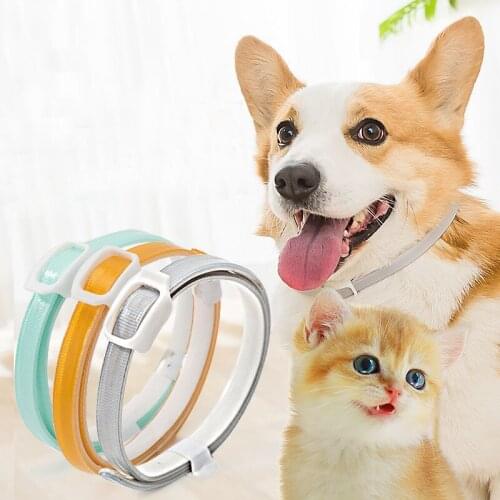 Dog Insect Repellent Collars Cat Anti-flea Collars Anti-lice External Collars Summer Pets Flea Removal Collars