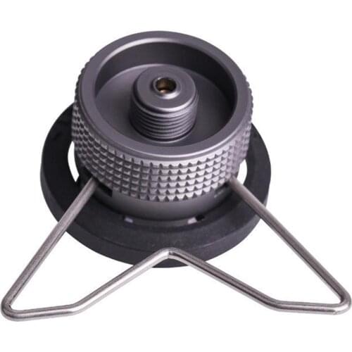 Outdoor Camping Hiking Picnic Gas Tank Adapter Stoves Connector Conversion Split Type Gas Furnace Connector Cartridge Accessory