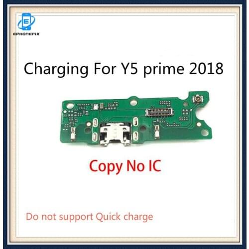 1pcs Charging Port Connector Board For Huawei Y5 prime 2018 Charge USB Jack Flex Microphone Mic