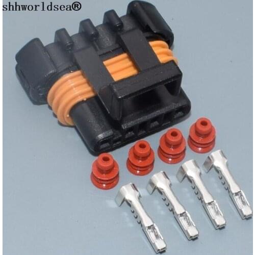 Shhworldsea 10Sets D580 LS1 LS6 Auto Ignition Coil Pack CoilPack Connector Case For Camaro Corvette Trans Am Car electrical plug
