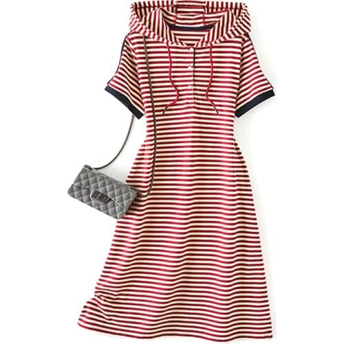 SURUFENG Red Summer Dresses