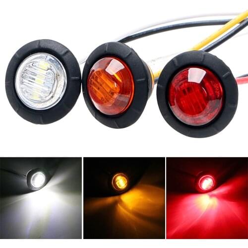 LED Side Marker Lights Car Tail Lights 2Pcs/set Signal Lamp Trucks Clearance Lights Car-styling