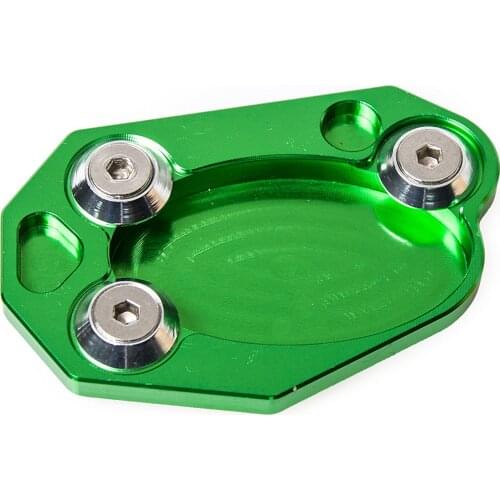 CNC Motorcycle Sidestand Plate Kickstand For KAWASAKI Z1000 Z 1000 Z1000 SX Z1000SX NINJA 1000 ZX-10R ZX10R ER6N