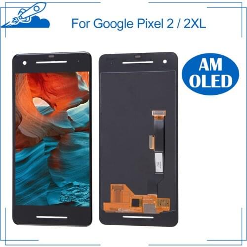 100% OEM LCD For Google Pixel 2 2XL LCD Display Touch Screen For Google Pixel 2 Digitizer Assembly Replacement Parts