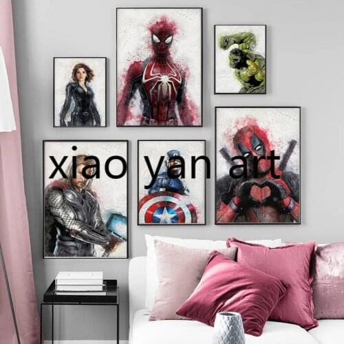 Diamond Painting Marvel Superhero Avengers Cross Stitch Kit Full Diamond Embroidery Room Decoration