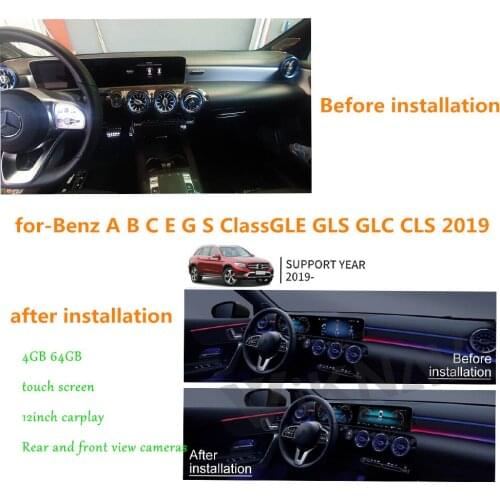 2Din for Benz Touch Screen Player for Benz A B C E G S 2019+Car Autoradio GPS Navigation Multimedia car auto radio player