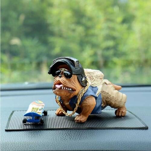 Car Accessories Bully Dog Ornaments Car Decoration Creative Personality High Grade Interior Accessories Bully Dog Crafts