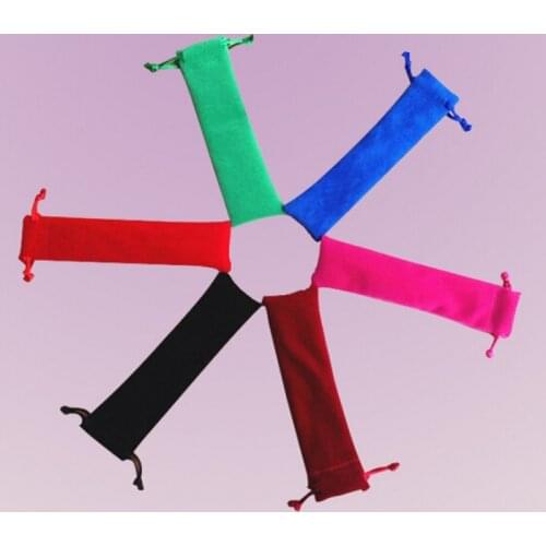 Customize&wholesale velvet jewelry pouch velvet pouch pen pouch velvet record pen pouch lipstick pen bag custom logo