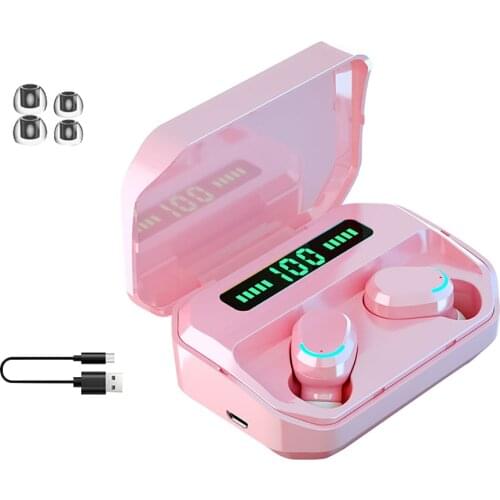 Wireless Headset Bluetooth 5.0 Touch Control Earphone TWS Noise Reduction In-ear Earphone Earbuds for Xiaomi Iphone Samsung