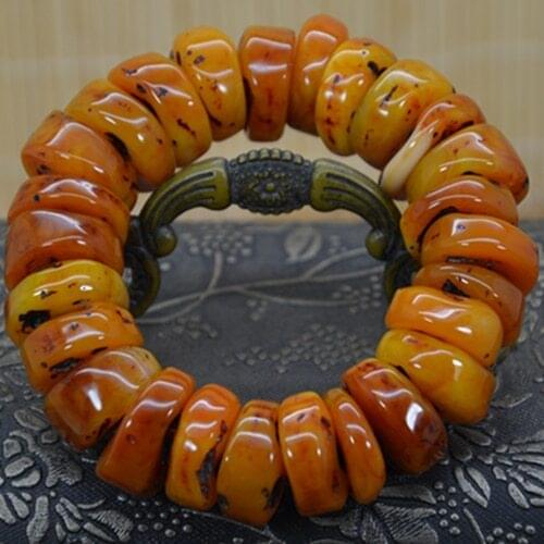 Natural resinite bracelet for men and women massage wrist massager