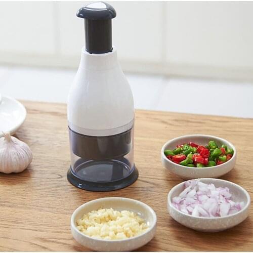 Household Garlic Crusher Mini Manual Garlic Grinder Kitchen Labor Saving Garlic Meat Mincing Tool Ginger Peeling Grater Box