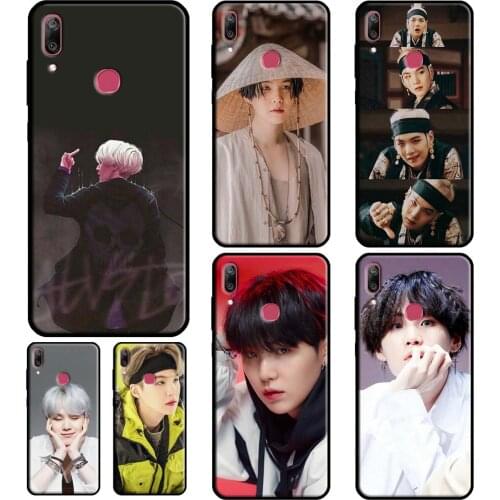 Suga Min Yoongi Kpop For Huawei Y3 II Y5 2017 Y9 2019 Y7 Y6 Prime 2018 Y7A Y5P Y6P 2020 Nova 3 2 5T Phone Case
