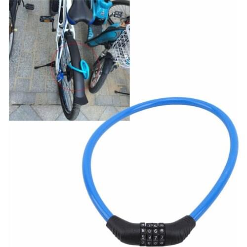 Digital Bicycle Chain Lock Anti-theft Anti-Cutting Alloy Motorcycle Cycle Bike Cable Code Password Lock
