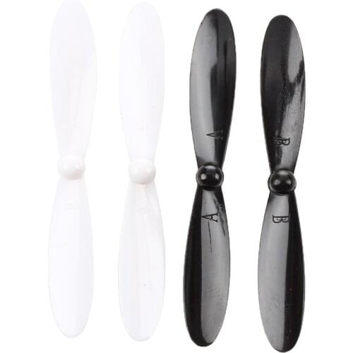 ABWE H107C H107D X4 RC Quadcopter Spare Parts Blade Set Black