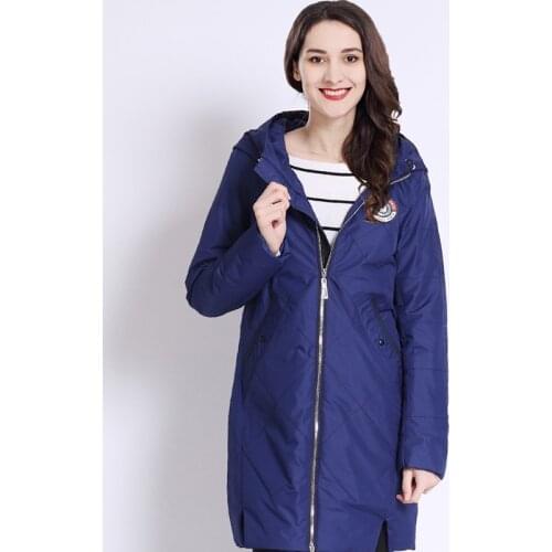 Womens Coat Spring Autum 2020 Hot sale Thin Cotton Parka Long Plus Size Hood Women Jacket New Designs Fashion Outwear