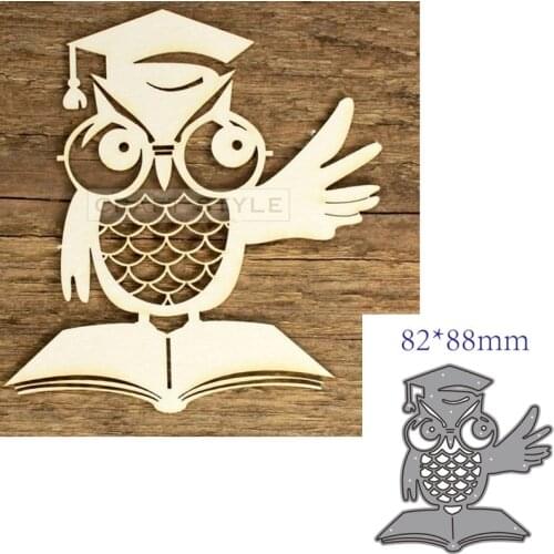Metal cutting dies cut die mold Animal owl decoration Scrapbook paper craft knife mould blade punch stencils