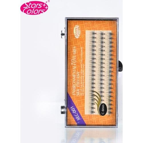 0.10mm C Curl Faux Mink Silk Eyelashes Flase Eyelash Natural Soft Thick Fake Lashes for 10D Eyelash Extension