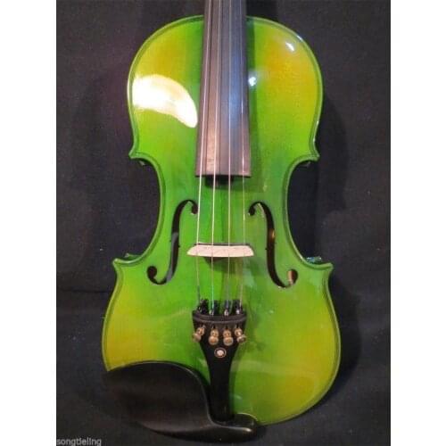 Professional Green colors electric & acoustic violin 4/4